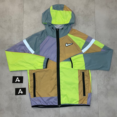 PATCHWORK WINDRUNNER - ORANGE/LILAC/LIME ( PRE OWNED )