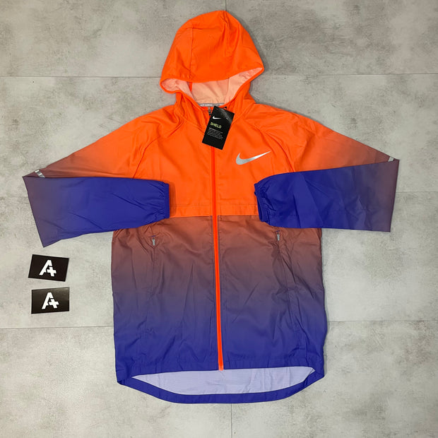 GRADIENT SHIELD WINDRUNNER - ORANGE / BLUE